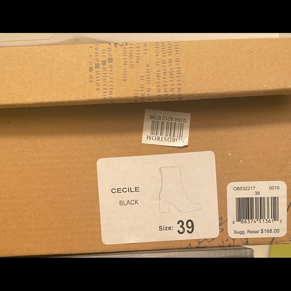 Free People Cecile Black Suede Ankle Boot - Picture 6 of 6